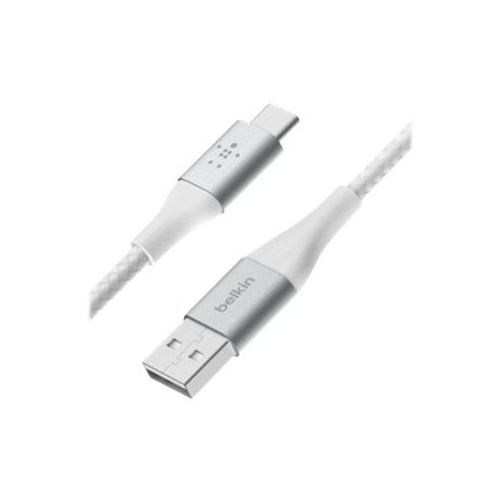 Belkin BoostCharge - Cabo USB - 24 pin USB-C (M) para USB (M) - 2 m - branco CAB002BT2MWH