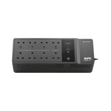 APC Back-UPS BE850G2 - UPS - AC 230 V - 520 Watt - 850 VA - conectores de saída: 8 - Reino Unido - preto BE850G2-UK