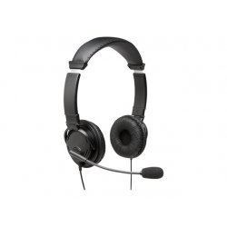 Kensington USB Hi-Fi Headphones with Mic - Auscultadores - no ouvido - com cabo - USB-A - preto K97601WW