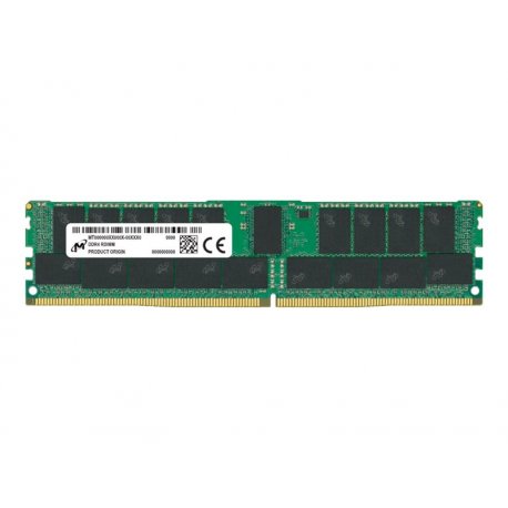 Micron - DDR4 - módulo - 8 GB - DIMM 288-pin - 3200 MHz / PC4-25600 - CL22 - 1.2 V - registado com paridade - ECC MTA9ASF1G72PZ