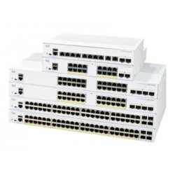 Cisco Business 350 Series CBS350-48T-4G - Interruptor - L3 - Administrado - 48 x 10/100/1000 + 4 x SFP - montável em trilho CBS