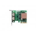 QNAP QXG-2G2T-I225 - Adaptador de rede - PCIe 2.0 x2 baixo perfil - 2.5GBase-T x 2 - para QNAP QGD-1600, TS-1232, 1253, 251, 25