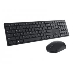 Dell Pro KM5221W - Conjunto de teclado e rato - sem fios - 2.4 GHz - QWERTY - Português - preto - para Vostro 15 3510 KM5221WBK