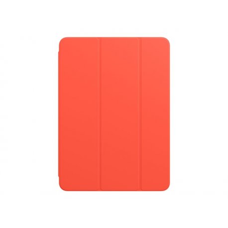 Apple Smart - Capa flip cover para tablet - poliuretano - laranja elétrico - para 10.9-inch iPad Air (4ª geração, 5ª geração) M