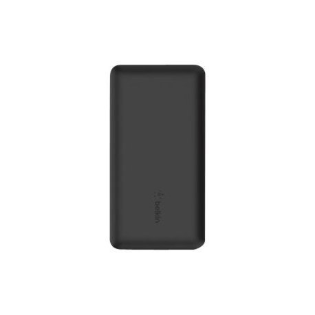 Belkin BoostCharge - Carregador portátil - 10000 mAh - 15 Watt - 3 conectores de saída (24 pin USB-C, 2 x USB) - preto BPB011BT