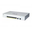 Cisco Business 220 Series CBS220-8P-E-2G - Interruptor - inteligente - 8 x 10/100/1000 (PoE+) + 2 x Gigabit SFP (ligação ascend