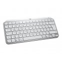 Logitech MX Keys Mini - Teclado - retroiluminação - Bluetooth - QWERTY - Espanhol - cinza pálido 920-010491