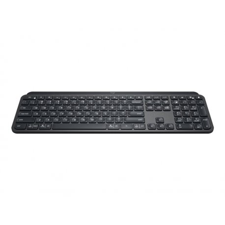 Logitech MX Keys - Teclado - retroiluminação - sem fios - Bluetooth - AZERTY - Francês - grafite 920-010245