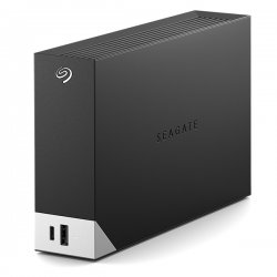 Seagate One Touch with hub STLC10000400 - Disco rígido - 10 TB - externa (desktop) - USB 3.0 - preto - com Seagate Rescue Data 