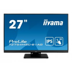 iiyama ProLite T2754MSC-B1AG - Monitor LED - 27" - ecrã de toque - 1920 x 1080 Full HD (1080p) @ 60 Hz - IPS - 300 cd/m² - 1000