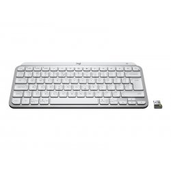 Logitech MX Keys Mini for Business - Teclado - retroiluminação - sem fios - Bluetooth LE - QWERTY - Inglês Internacional - cinz