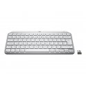 Logitech MX Keys Mini for Business - Teclado - retroiluminação - sem fios - Bluetooth LE - QWERTY - Inglês Internacional - cinz