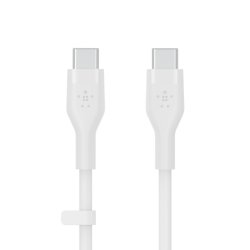 Belkin BoostCharge - Cabo USB - 24 pin USB-C (M) para 24 pin USB-C (M) - 1 m - branco CAB009BT1MWH