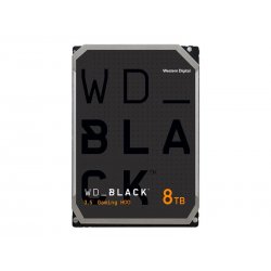 WD_BLACK WD8002FZWX - Disco rígido - 8 TB - interna - 3.5" - SATA 6Gb/s - 7200 rpm - buffer: 128 MB WD8002FZWX