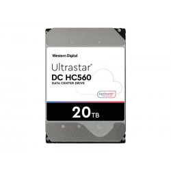 WD Ultrastar DC HC560 - Disco rígido - encriptado - 20 TB - interna - 3.5" - SATA 6Gb/s - 7200 rpm - buffer: 512 MB - Self-Encr