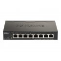 D-Link DGS 1100-08PV2 - Interruptor - inteligente - 8 x 10/100/1000 (PoE) - desktop - PoE (64 W) DGS-1100-08PV2/E