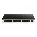 D-Link DGS 1210-52/ME - Interruptor - Administrado - 48 x 10/100/1000 + 4 x Gigabit SFP - montável em trilho DGS-1210-52/ME/E