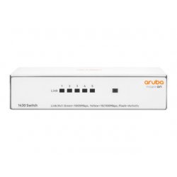 HPE Aruba Instant On 1430 5G Switch - Interruptor - sem gestão - 5 x 10/100/1000 - desktop, montável na parede - BTO R8R44AABB