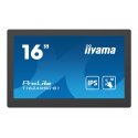 iiyama ProLite T1624MSC-B1 - Monitor LED - 15.6" - ecrã de toque - 1920 x 1080 Full HD (1080p) - IPS - 450 cd/m² - 800:1 - 25 m