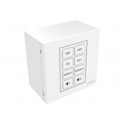 VISION Techconnect Faceplate Control Module - LIFETIME WARRANTY - 8 buttons - learns IR remote control codes from other remotes