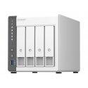 QNAP TS-433 - Servidor NAS - 4 baias - SATA 6Gb/s - RAID (expansão de disco rígido) RAID 0, 1, 5, 6, 10, JBOD, 50, 60 - RAM 4 G