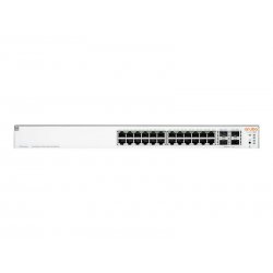 HPE Aruba Instant On 1930 24G Class4 PoE 4SFP/SFP+ 370W Switch - Interruptor - L3 - Administrado - 24 x 10/100/1000 (PoE) + 4 x