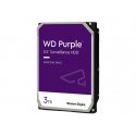 WD Purple WD33PURZ - Disco rígido - 3 TB - vigilância - interna - 3.5" - SATA 6Gb/s - 5400 rpm - buffer: 256 MB WD33PURZ