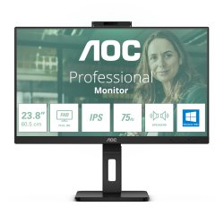 AOC Pro-line 24P3QW - P3 Series - monitor LED - 24" (23.8" visível) - 1920 x 1080 Full HD (1080p) @ 75 Hz - IPS - 300 cd/m² - 1