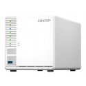 QNAP TS-364 - Servidor NAS - 3 baias - SATA 6Gb/s - RAID (expansão de disco rígido) 5 - RAM 8 GB - 2.5 Gigabit Ethernet - iSCSI