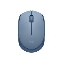 Logitech M171 - Rato - destros e canhotos - óptico - 3 botões - sem fios - 2.4 GHz - receptor sem fio USB - azul/cinza 910-0068