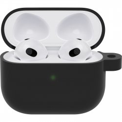 OtterBox - Bolsa para auriculares sem fios - toque suave - policarbonato, borracha sintéctica - Preto Taffy - para Apple AirPod