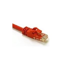 C2G Cat6 Booted Unshielded (UTP) Crossover Patch Cable - Cabo crossover - RJ-45 (M) para RJ-45 (M) - 50 cm - PTNB - CAT 6 - mol