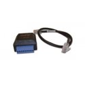 APC Dry Contact I/O Accessory - Kit adaptador de rede - preto - para P/N: SMX1500RM2UCNC, SMX750C, SRTL10KRM4UT, SRTL2K2RM1UWNC