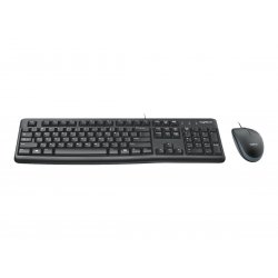 Logitech Desktop MK120 - Conjunto de teclado e rato - USB - QWERTY - Padrão internacional americano 920-002562