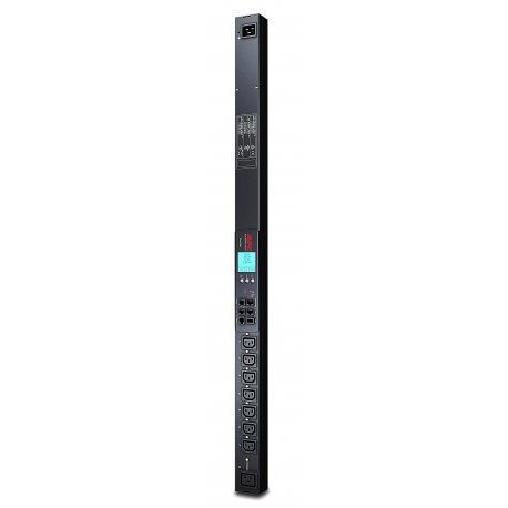 APC Switched Rack PDU 2G Zero U - Faixa de distribuição de energia (montável em bastidor) - AC 200/208/230 V - RS-232 - entrada