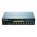 D-Link DGS 1008P - Interruptor - sem gestão - 4 x 10/100/1000 (PoE) + 4 x 10/100/1000 - desktop - PoE DGS-1008P/E