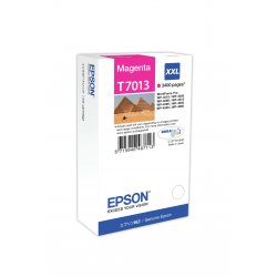 Epson T7013 - 34.2 ml - tamanho XXL - magenta - original - blister - tinteiro - para WorkForce Pro WP-4015 DN, WP-4095 DN, WP-4