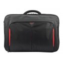 Targus Classic+ Clamshell - Estojo para notebook - 17" - 18" - preto, vermelho CN418EU