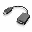 Lenovo - Adaptador de vídeo - HDMI macho para HD-15 (VGA) fêmea - 20 cm 0B47069