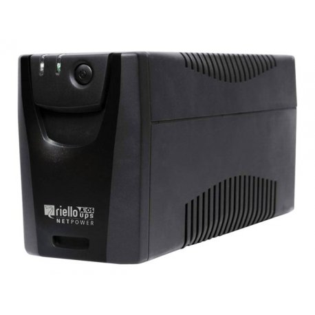 Riello UPS Net Power NPW 600 - UPS - AC 220/230/240 V - 360 Watt - 600 VA - USB - conectores de saída: 4 - preto NPW 600