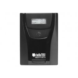 Riello UPS Net Power NPW 1500 - UPS - AC 220/230/240 V - 900 Watt - 1500 VA - RS-232, USB - conectores de saída: 6 - cinza escu