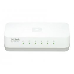 dlinkgo 5-Port Fast Ethernet Easy Desktop Switch GO-SW-5E - Interruptor - 5 x 10/100 - desktop GO-SW-5E/E