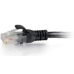 C2G Cat6 Booted Unshielded (UTP) Network Patch Cable - Cabo patch - RJ-45 (M) para RJ-45 (M) - 30 cm - PTNB - CAT 6 - moldado, 