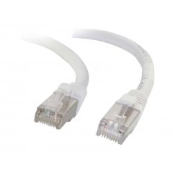 C2G Cat6a Booted Shielded (STP) Network Patch Cable - Cabo patch - RJ-45 (M) para RJ-45 (M) - 7 m - PTB - CAT 6a - moldado, sem