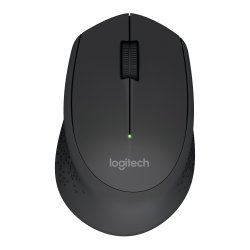 Logitech M280 - Rato - para direita - óptico - 3 botões - sem fios - 2.4 GHz - receptor sem fio USB - preto 910-004287