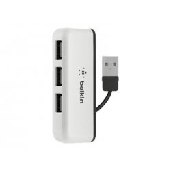 Belkin Travel - Hub - 4 x USB 2.0 - desktop F4U021BT