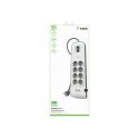 Belkin - Protector contra picos de corrente - conectores de saída: 8 - Alemanha BSV804VF2M