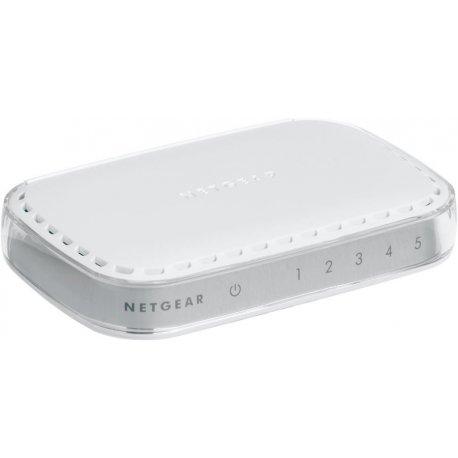 NETGEAR GS605v4 - Interruptor - sem gestão - 5 x 10/100/1000 - desktop GS605-400PES