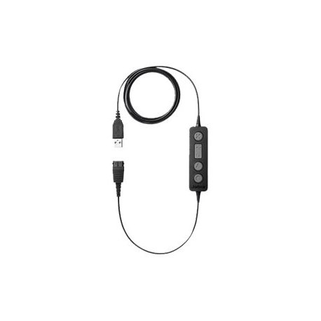 Jabra LINK 260 - Adaptador de auricular - USB macho para Quick Disconnect - para BIZ 2300 Duo, 2300 MS QD Mono, 2300 QD Mono, 2