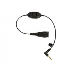 Jabra - Cabo de auricular - Quick Disconnect macho para mini-phone stereo 3.5 mm macho - 30 cm 8800-00-103